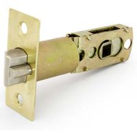 Механизм Аллюр корпус для защёлки дверной ЕТ ключ/фиксатор РВ золото