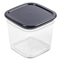 Контейнер пластик для сыпучих продуктов Смарт чернильно-серый 0,6л Мартика