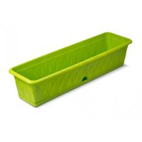 Ящик для растений 81см Сиена зеленый с поддоном С174-03-ЗЕЛ Мартика