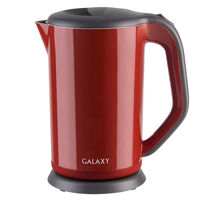 Чайник электрический стальной 1,7л GL0318 красный Galaxy