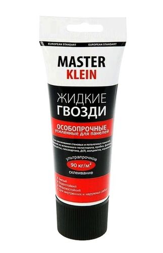 Жидкие гвозди Master Klein особопрочные для панелей белый в тубе 200мл/300г /20/