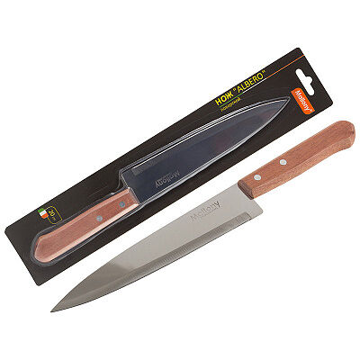 Нож кухонный 20см дереванная ручка Albero MAL-01AL Mallony