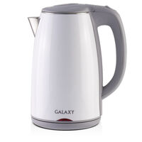 Чайник электрический стальной 1,7л  GL0307 белый Galaxy