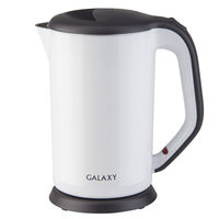 Чайник электрический стальной 1,7л GL0318 белый Galaxy