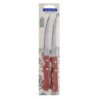 Нож кухонный 12,7см дереванная ручка , блистер, цена за 2шт Tramontina Tradicional