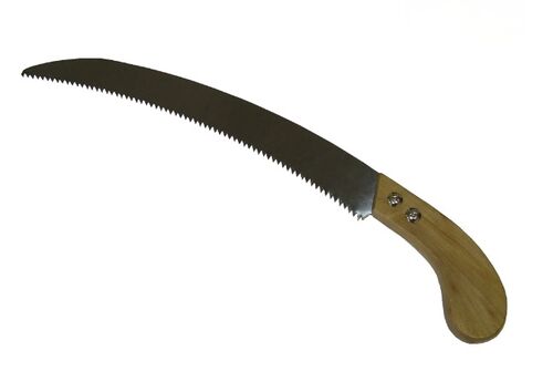 Ножовка садовая 330мм серповидная с деревянной ручкой Инструм-Агро