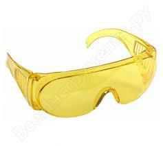 Очки защититные с дужками жёлтые Гамма-пласт