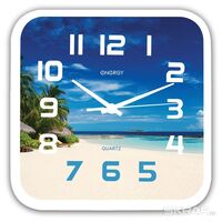 Часы настенные квадратные EC-99 пляж Energy