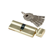 Цилиндровый механизм Z-402-B-80 PВ золото перфо ключ/вертушка S-Locked /10