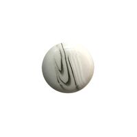 Ручка-кнопка керамика №2501-1 белый мрамор