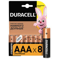 Батарейка Duracell мизинчиковая AAA LR03 /8шт/