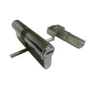 Цилиндровый мех. 80 мм (40х40) СР ключ /ключ перфо металл INSPECTOR