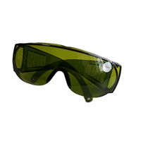 Очки защититные с дужками зеленые Гамма-пласт