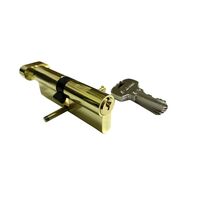 Цилиндровый механизм Z-302-90 PB золото ключ/вертушка S-Lokced /12