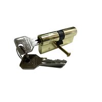 Цилиндровый механизм ECO Z Л-70 золото (35х35) ключ/ключ Нора