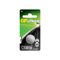 Батарейка GP Lithium литиевая в блистере CR2016 /1шт/