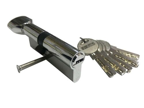 Цилиндровый механизм Z-802-70 CP хром перфо ключ/вертушка S-Locked /12
