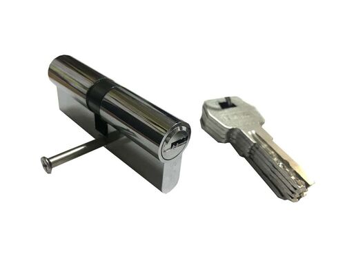 Цилиндровый механизм Z-400-B-80 CP хром перфо ключ/ключ S-Locked /10