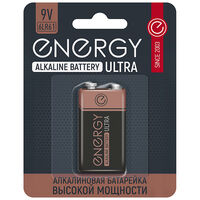 Батарейка Energy Ultra алкалиновая крона в блистере 6LR61 /1шт/