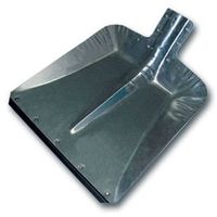 Лопата зерновая уборочная ЛС9 алюминиевая с планкой без черенка 1,5мм 380*380мм