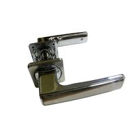 Ручка на фланце РФ-К88-Хп/Нш хром/никель для метал. дверей Крит
