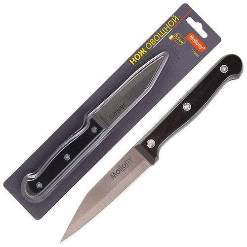 Нож кухонный 8,5см с пластиковой ручкой Classico MAL-07CL Mallony