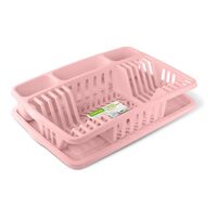 Сушилка для посуды пластик Фланто 508*338мм розовый С488РОЗ Мартика