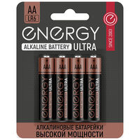Батарейка Energy Ultra алкалиновая мизинчиковая AAA/LR03 /4шт/