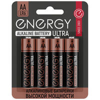 Батарейка Energy Ultra алкалиновая пальчиковая AA/LR6 /4шт/